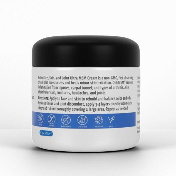 Face, Skin, and Joint Ultra Relief MSM Cream 2